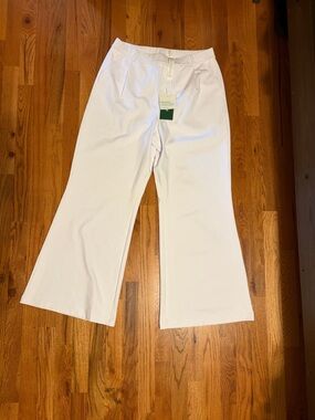 HALARA White Wide Leg Trousers